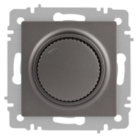 Светорегулятор поворотный СП Accent 6-401-09 600Вт 230В IP20 титан Intro Б0063685