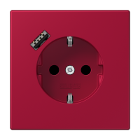Розетка 2K+З USB Typ A Jung LC1520-18A229