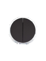 Выключатель 2-кл. СП OSEN 10А IP20 механизм черн. бархат LEZARD 743-4288-101