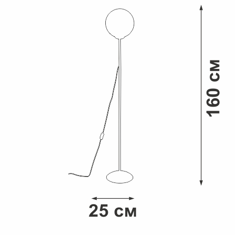 Торшер Vitaluce V2842-1/1P