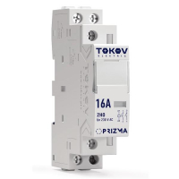 Контактор модульный 18мм 16А 230В АС 2НО PRIZMA TOKOV ELECTRIC TKE-PZ-MC-1-16-230-20