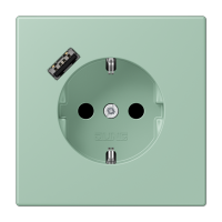 Розетка 2K+З USB Typ A Jung LC1520-18A217