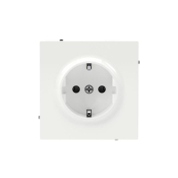 Розетка силовая KANT 2P+E без шторки бел. магнолия DKC 7000033