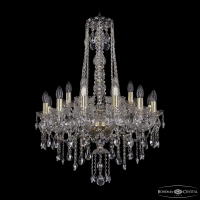 Подвесная люстра Bohemia Ivele Crystal 1415/12+6/220/h-86 G