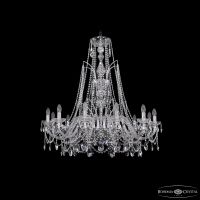 Подвесная люстра Bohemia Ivele Crystal 1411/12/360/XL-96 Ni