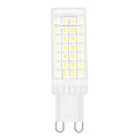 Лампа светодиодная диммируемая Gauss G9 5,5W 6500K прозрачная 107309355-D