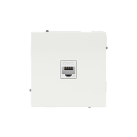 Розетка компьютерная 1-м KANT RJ45 кат.5E без шторки бел. песок DKC 7010663