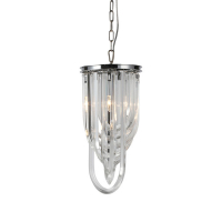 Подвесной светильник Delight Collection Murano Glass KR0116P(S) chrome
