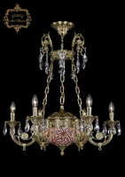 Подвесная люстра Art Classic 31.44.6.KR175SP.250IT.G.Sp.Amber.White.1A