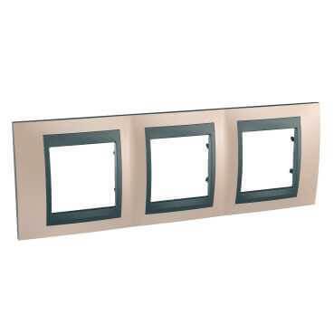 Рамка 3-постовая Schneider Electric Unica Top MGU66.006.295 Рамка 3-постовая Schneider Electric Unica Top MGU66.006.295
