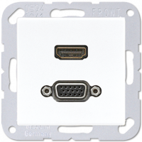 Розетка HDMI/VGA Jung MAA1173WW
