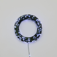 Гирлянда светодиодная "Роса" 50м 500LED бел. IP20 230В с контроллером провод зел. Neon-Night 303-285