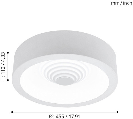 Потолочный светодиодный светильник Eglo Leganes 96851