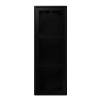 Коробка трехместная Jung LS583ASWM