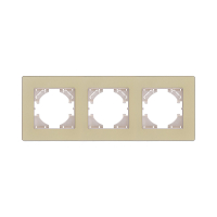 Рамка 3-постовая, золотой Kollinger Eleganz Acryl EA3GD