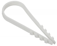 Дюбель-хомут 19х25мм для круглого кабеля нейлон бел. (уп.100шт) GENERICA UDH13-19-25-100-K01-G