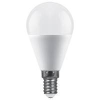 Лампа светодиодная Feron LB-990 шар матовый E14 15W 175-265V 6400K 52080