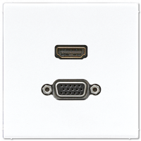 Розетка HDMI/VGA Jung MALS1173WW
