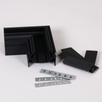 Магнитный шинопровод для натяжных потолков (гарпун) Reluce RL 06301 corner connector BK