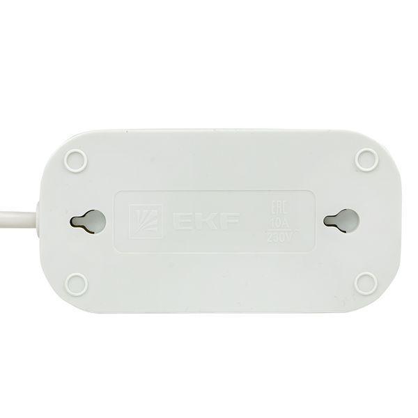 Удлинитель 2х2м без заземл. 10А IP20 Эксперт 2.2кВт ПВС 2х0.75 PROxima EKF UBA10-275-2-02