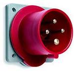 332 BU6  Вилка панельная прямая 32A, 3P+E, IP44 2CMA193442R1000 332 BU6  Вилка панельная прямая 32A, 3P+E, IP44 2CMA193442R1000