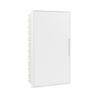 Щиток встраиваемый Фрейм (FRAME) 36мод. с бел. дверцей с 4 шинами PEN (2шт на 8 отверст. и 2шт на 10 отверст.) бел. DKC F36B1WW