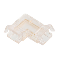 Коннектор угловой для ленты COB шириной 8мм, комплект 3шт WOLTA WLS-2PIN-COB-8MM-L