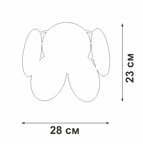 Настенный светильник Vitaluce V5828-8/1A