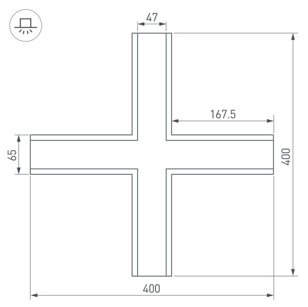 Соединитель профиля Arlight SL-LINIA 030128