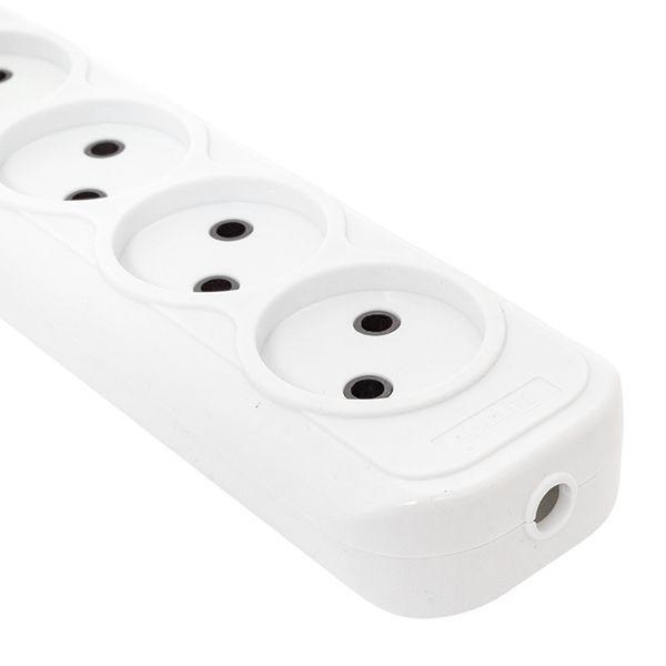 Колодка удлинителя 4-м без заземл. 10А Эксперт 2.2кВт EKF AKB10-4