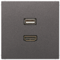 Розетка HDMI/USB Jung MAAL1163AN