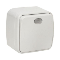 Выключатель 1-кл. ОП Минск 10А IP20 с индикатором бел. Basic EKF EGV10-121-10 Выключатель 1-кл. ОП Минск 10А IP20 с индикатором бел. Basic EKF EGV10-121-10