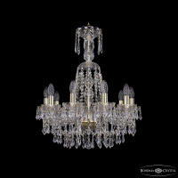 Подвесная люстра Bohemia Ivele Crystal 1403/10/195/XL-65 G