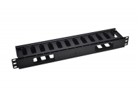 Органайзер кабельный 19дюйм 1U с крышкой TOKOV ELECTRIC TKE-CM-1U-PC