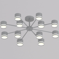 Люстра на штанге Reluce 89730-0.3-12 GX53 GREY