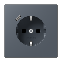 Розетка 2K+З USB Typ C Jung LC1520-18C262