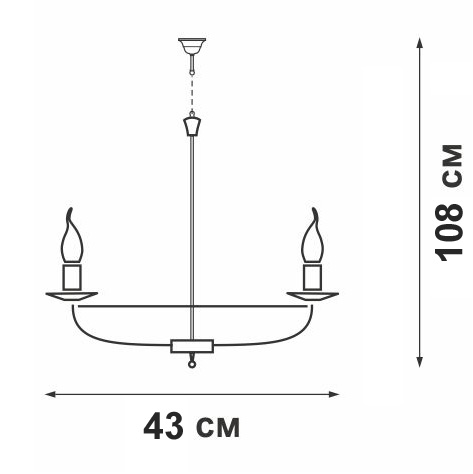 Подвесная люстра Vitaluce V1166/5