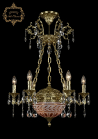 Подвесная люстра Art Classic 31.51.6.CK125SP.250SP.G.Sp.Amber.White.1D