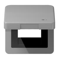 Рамка с подпружиненной крышкой для USB-механизмов Jung CD590KLUSBGR