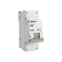 Выключатель автоматический модульный 1п C 40А 10кА ВА 47-100 PROxima EKF mcb47100-1-40C-pro
