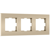 Рамка на 3 поста Werkel Slab (шампань софт) W0032911 4690389218422 a071624