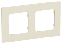 Рамка 2-м СП FLITE РУ-2-К-ФлСл сливочный IEK FI-M22-32-20-K86