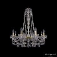 Подвесная люстра Bohemia Ivele Crystal 1409/8/240/h-75 G