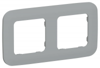 Рамка 2-м СП FLITE РУ-2-А-ФлС сер. IEK FI-M22-31-20-K03