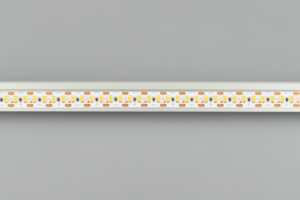 Светодиодная лента Arlight RT-A168-10mm 24V Warm3000-CX2 (17.3 W/m, IP20, 2835, 5m) (ARL, резка 2 светодиода) 028738(2)