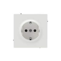 Розетка силовая KANT 2P+E без шторки бел. песок DKC 7010033
