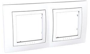 Рамка 2-постовая Schneider Electric Unica Class MGU68.004.7Z1 Рамка 2-постовая Schneider Electric Unica Class MGU68.004.7Z1