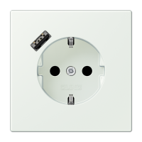 Розетка 2K+З USB Typ A Jung LC1520-18A210