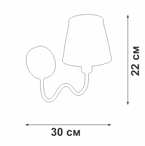 Бра Vitaluce V1848-8/1A