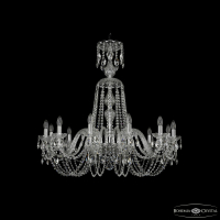 Подвесная люстра Bohemia Ivele Crystal 1402/12/360/XL-95 Ni